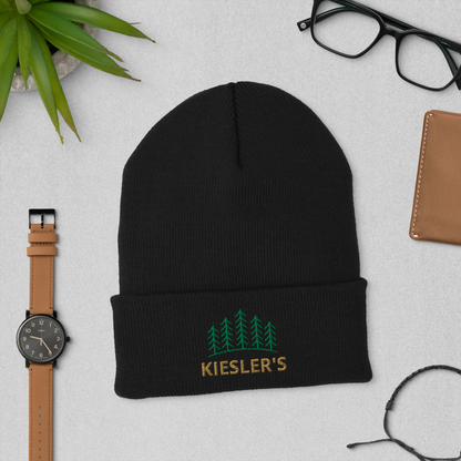 Kiesler's Cuffed Beanie with Tree Design – Stylish and Warm Winter Hat