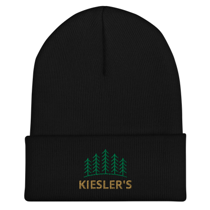 Kiesler's Cuffed Beanie with Tree Design – Stylish and Warm Winter Hat