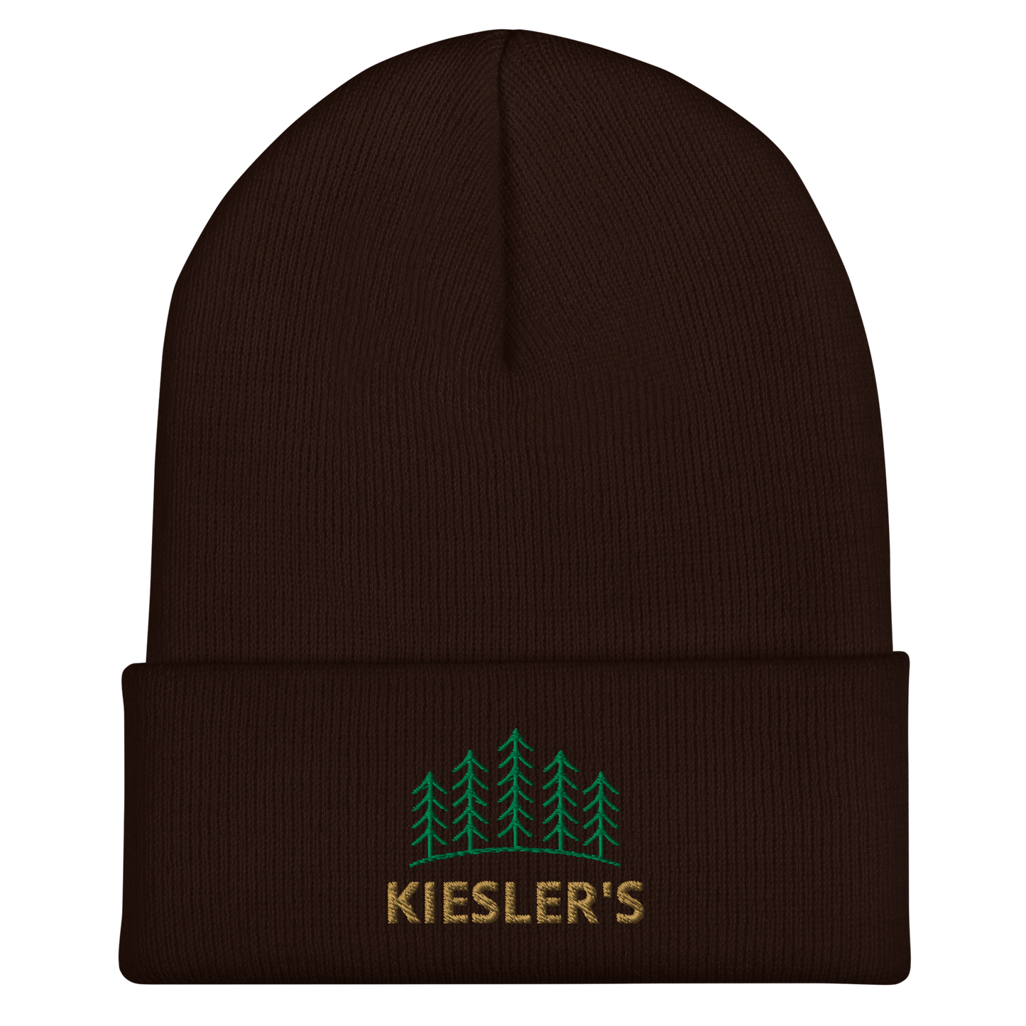 Kiesler's Cuffed Beanie with Tree Design – Stylish and Warm Winter Hat