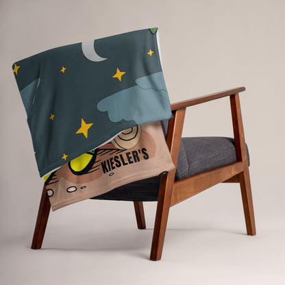 Kiesler’s Tree Mascot Camping Throw Blanket – Cozy Plush 50"x60"